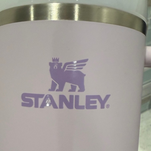 40 Oz Soft Matte Stanley Purple Tumbler with Handle - Picture 2 of 6